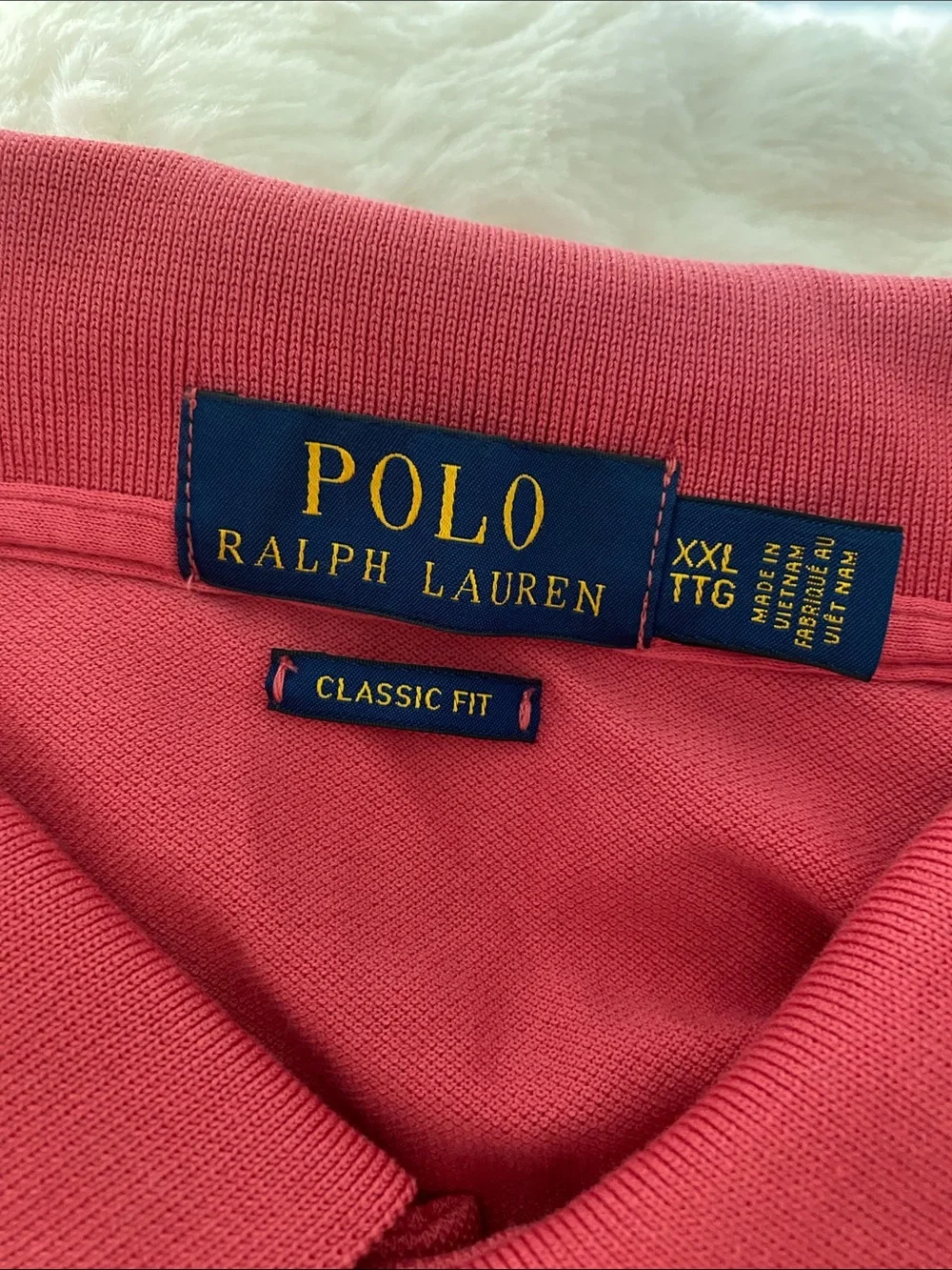 Polo Ralph Lauren Men's Iconic Mesh Polo Shirt Classic Fit Red Sky Cotton XXL